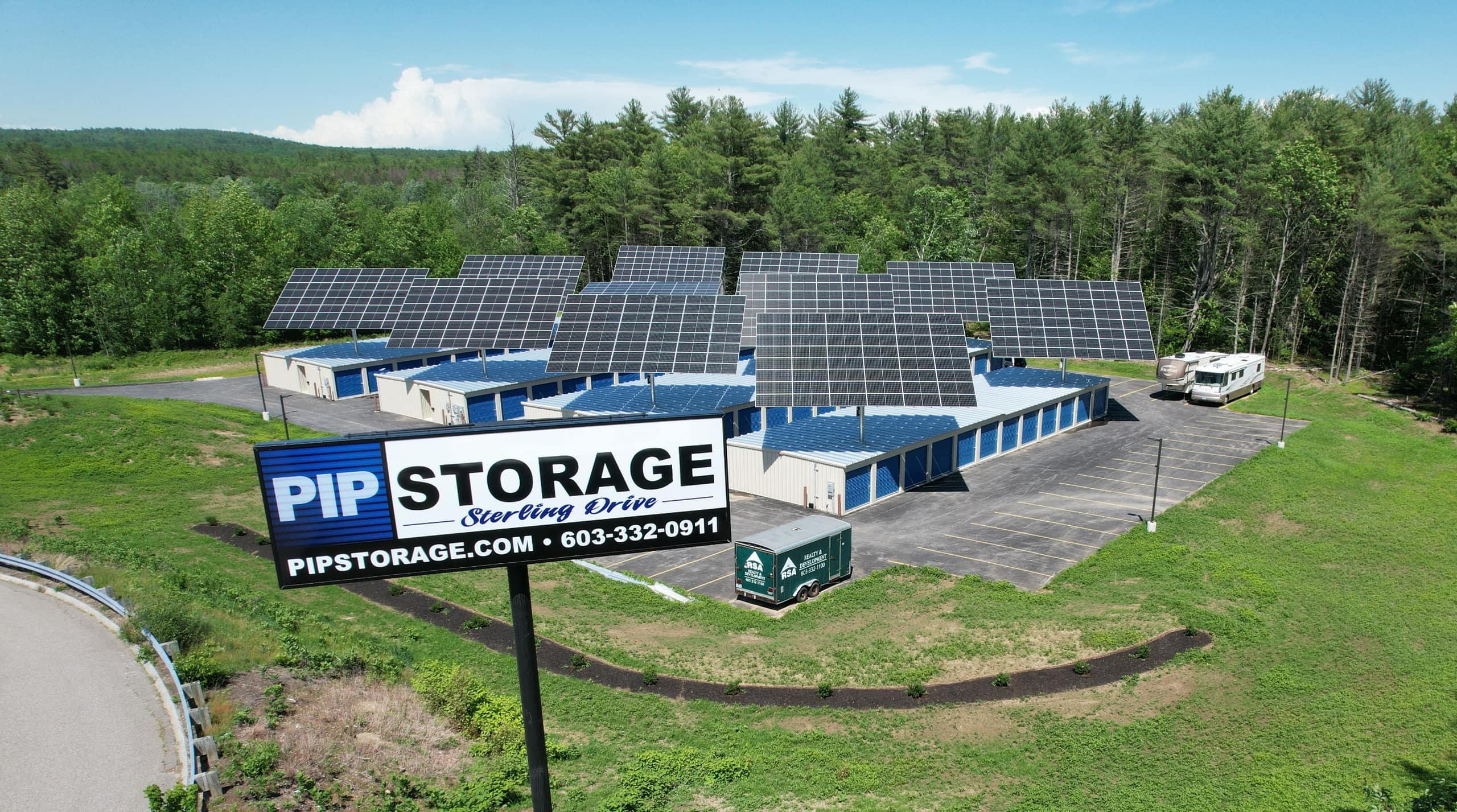 PIP Storage - 11 trackers integrated into building